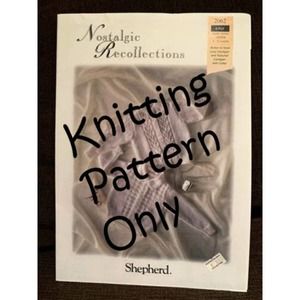 New Shepherd 2062 Nostalgic Recollections Baby Lacy Cardigan Knitting Pattern